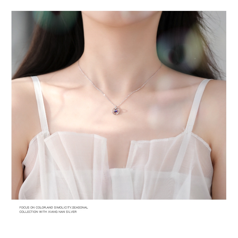 สร้อยคอชุบเงิน 925 เครื่องประดับแฟชั่นสตรี
