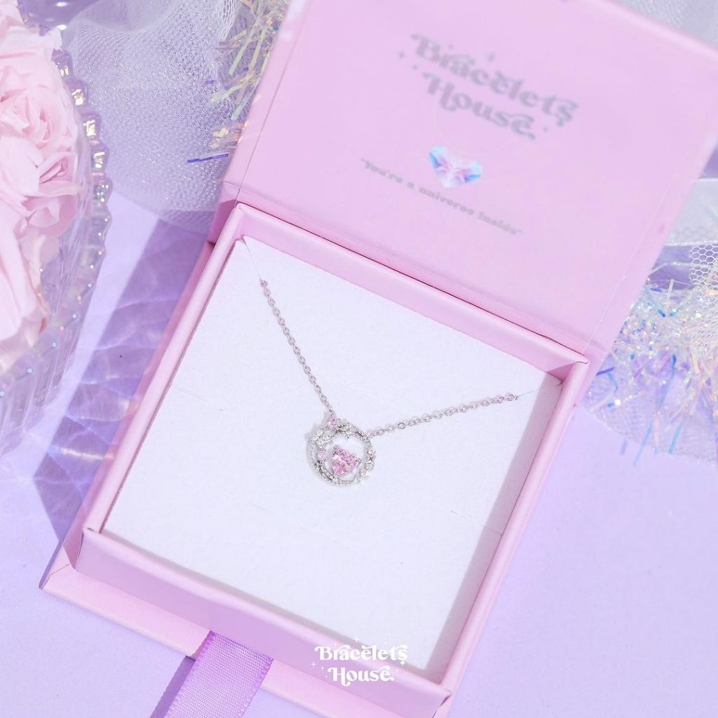 สร้อยคอเงินแท้ Stella Luna  ✨ ส่งฟรี EMS ! [D9-1]