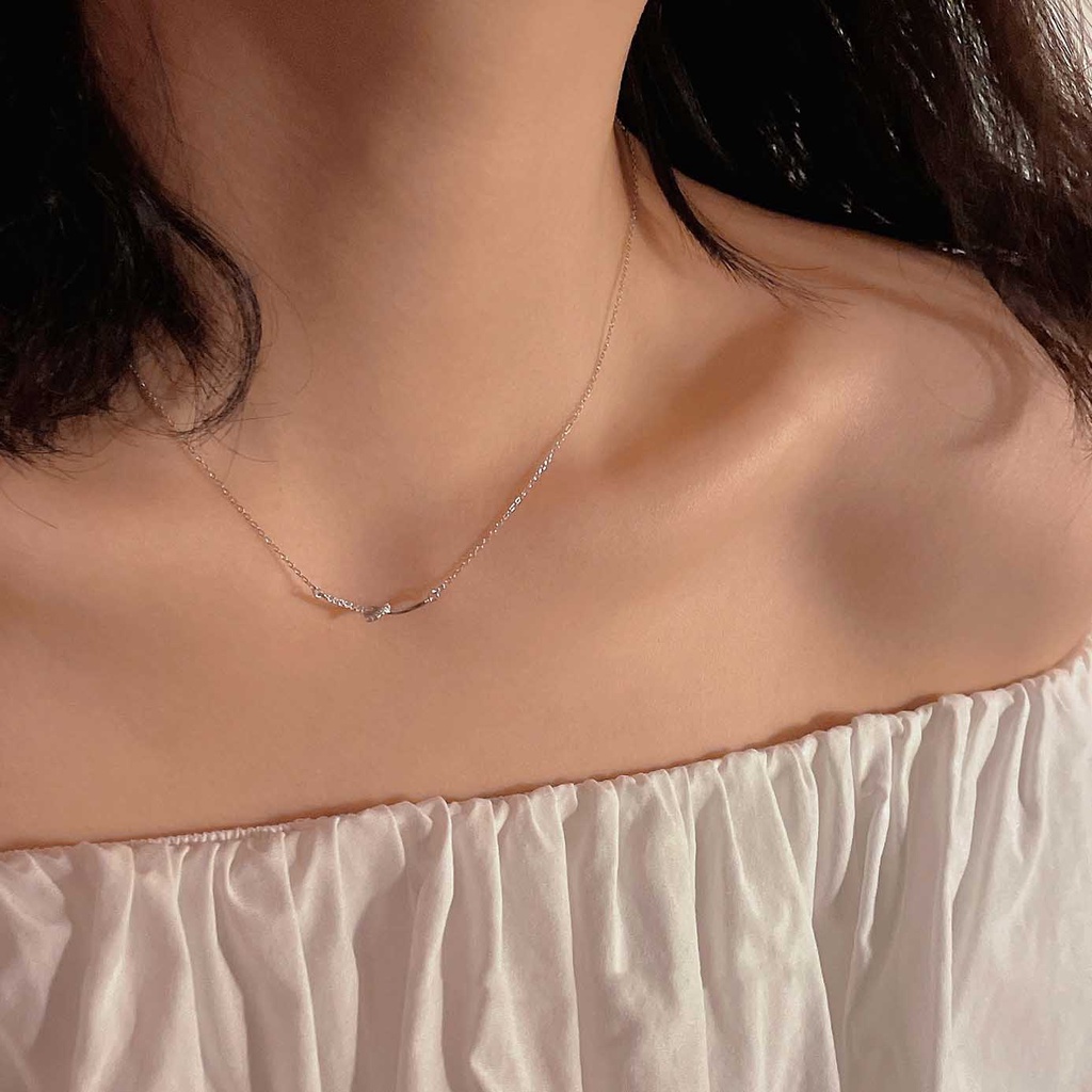 สร้อยคอโชคเกอร์ เงิน S925 จี้ไทเทเนียม ประดับเพชร เพทาย สีทอง เครื่องประดับ สําหรับผู้หญิง