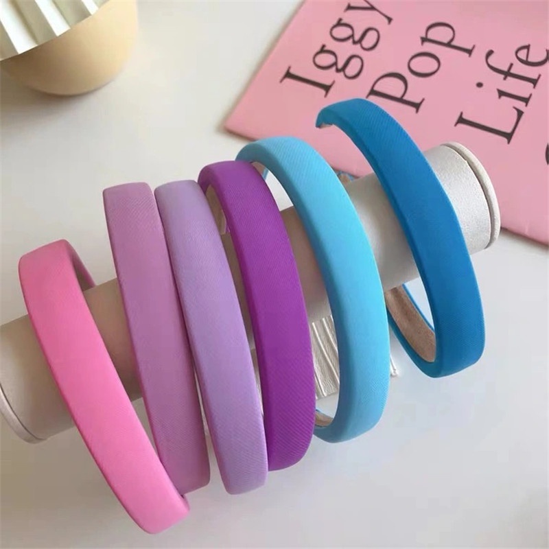 สายคาดศีรษะฟองน้ําคาดศีรษะฤดูร้อนสีแคนดี้น่ารักสําหรับเด็กผู้หญิง