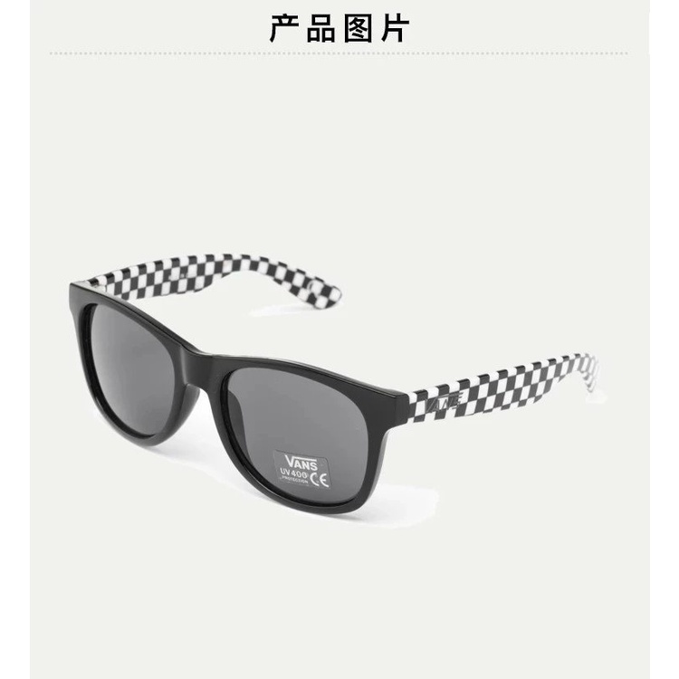 สินค้าอินเทรนด์!Vans ของแท้ แว่นกันแดด วัดตรวจสอบได้ สีดํา สีขาว สําหรับคู่รัก สเก็ตบอร์ด