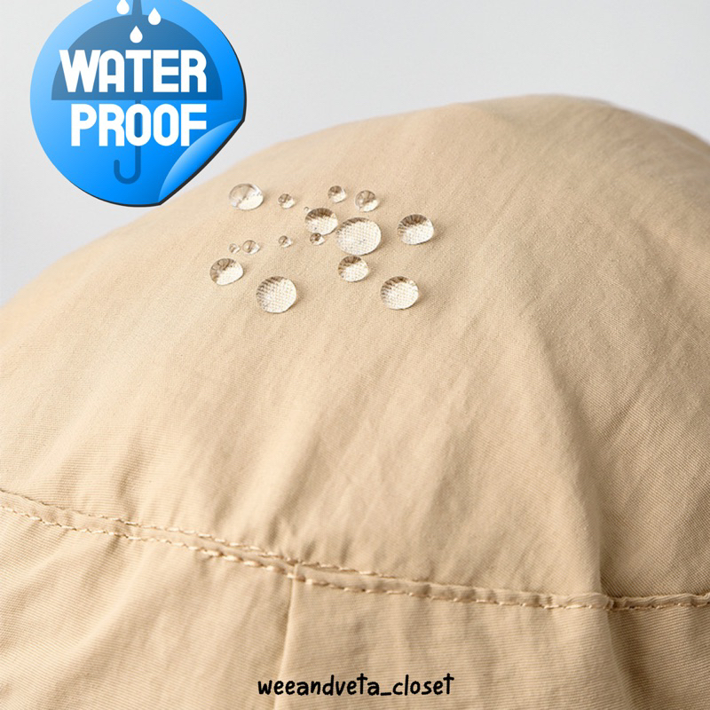 สินค้าแนะนำ! หมวกผ้ากันน้ำ กันฝน 100% พับเก็บได้ ผู้ใหญ่/เด็ก (Water Proof Hat)