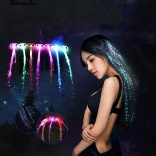 (ส่งจากไทย) กิ๊บเปียติดผม ไฟเบอร์ออปติก มีไฟ LED สําหรับตกแต่งปาร์ตี้ ฮาโลวีนA129