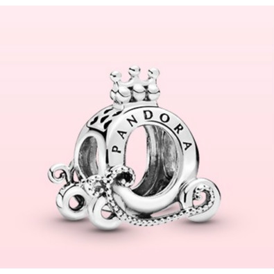 ส่งฟรี PANDORA Charm Shining Crown Carriage String Decoration Simple Design Bracelet Fashion สร้อยข้อมือ เครื่องประดับ พร้อมส่ง แท
