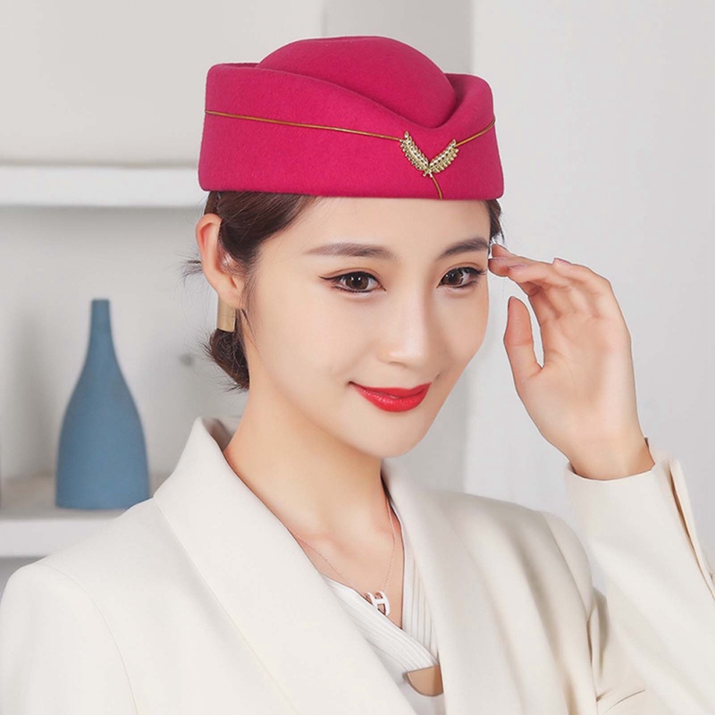 หมวกคอสเพลย์ แอร์ไลน์ แอร์โฮสเตส แฟชั่นสไตล์เรโทร