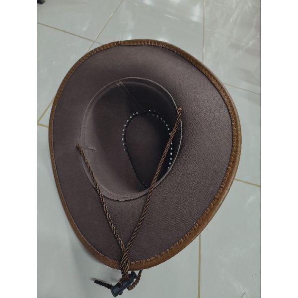 หมวกคาวบอยหนังเทียมพร้อมส่ง  สินค้าพร้อมส่งในไทย