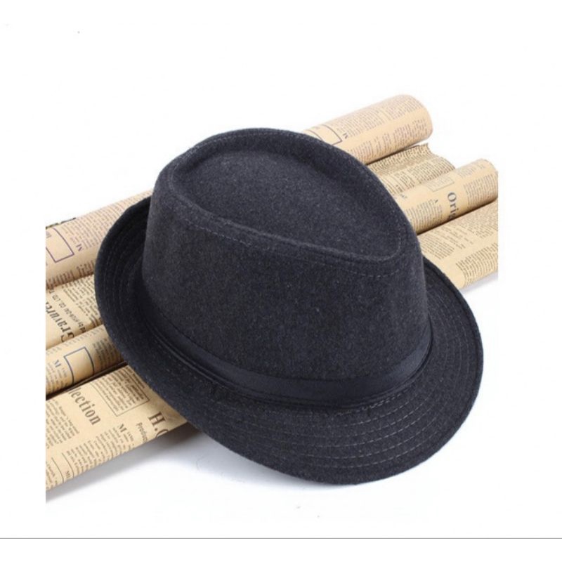 หมวกปานามาผ้า fedora  สต็อคส่งจากไทย