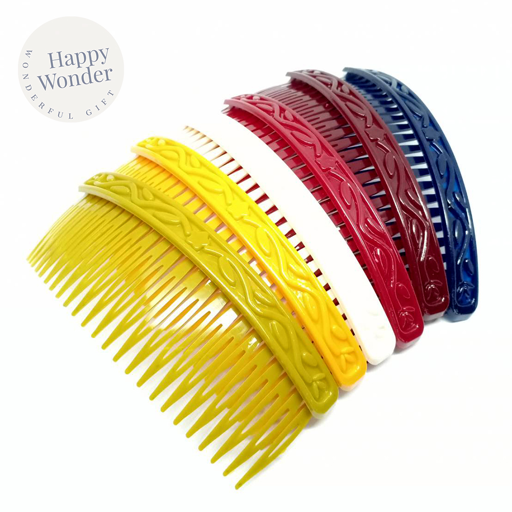 หวีสับ หวีเสียบผม ยาวมาก รวบผมได้เยอะ 14 -14.4 cm มีหลายสีให้เลือก