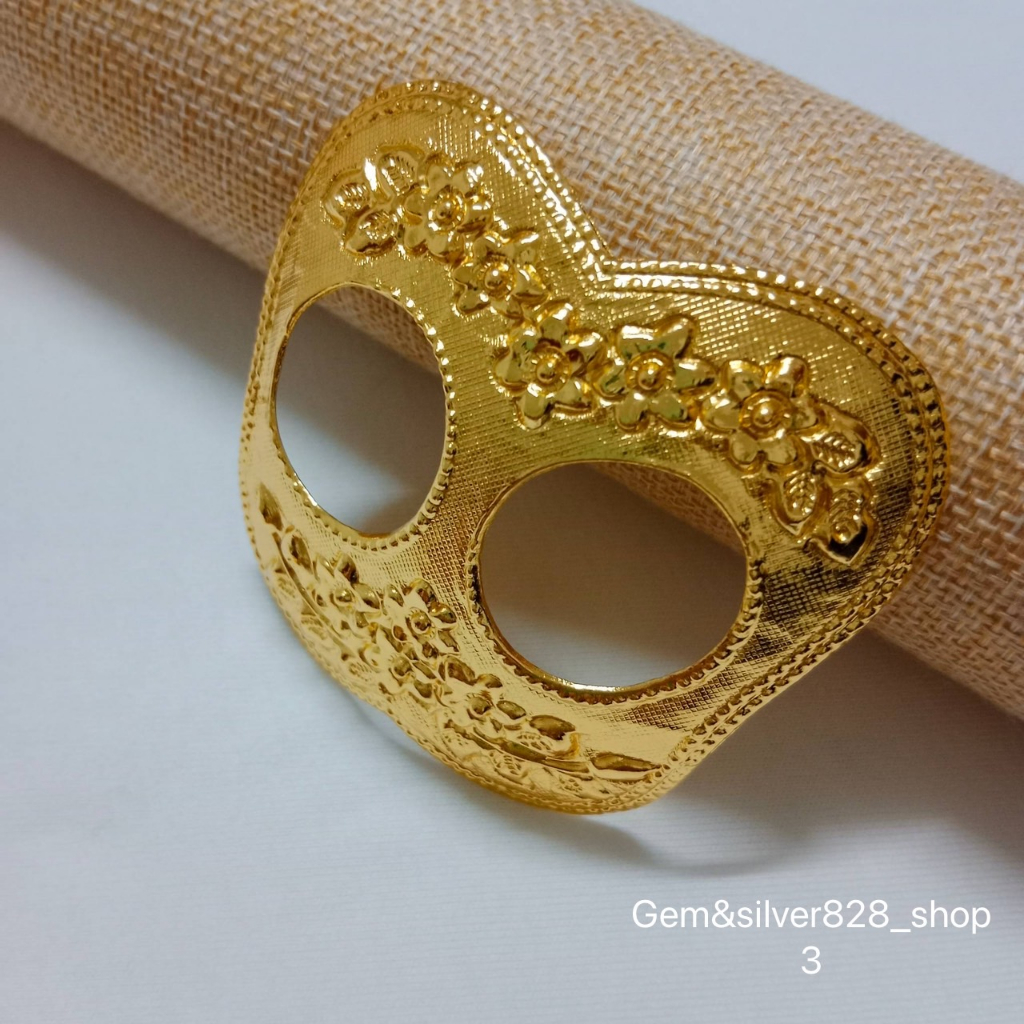 หัวหัดผ้าถุง สำหรับ รัดผ้า สีรมดำ/ทอง สินค้าพร้อมจัดส่งจากประเทศไทย