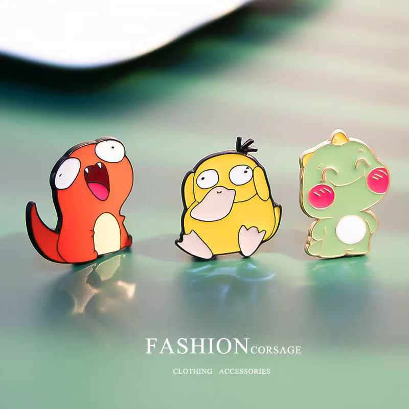 เข็มกลัดโปเกมอน ปิกาจู charizardcharmander การ์ตูนเข็ม ตกแต่งเด็ก pin ของขวัญของเล่น