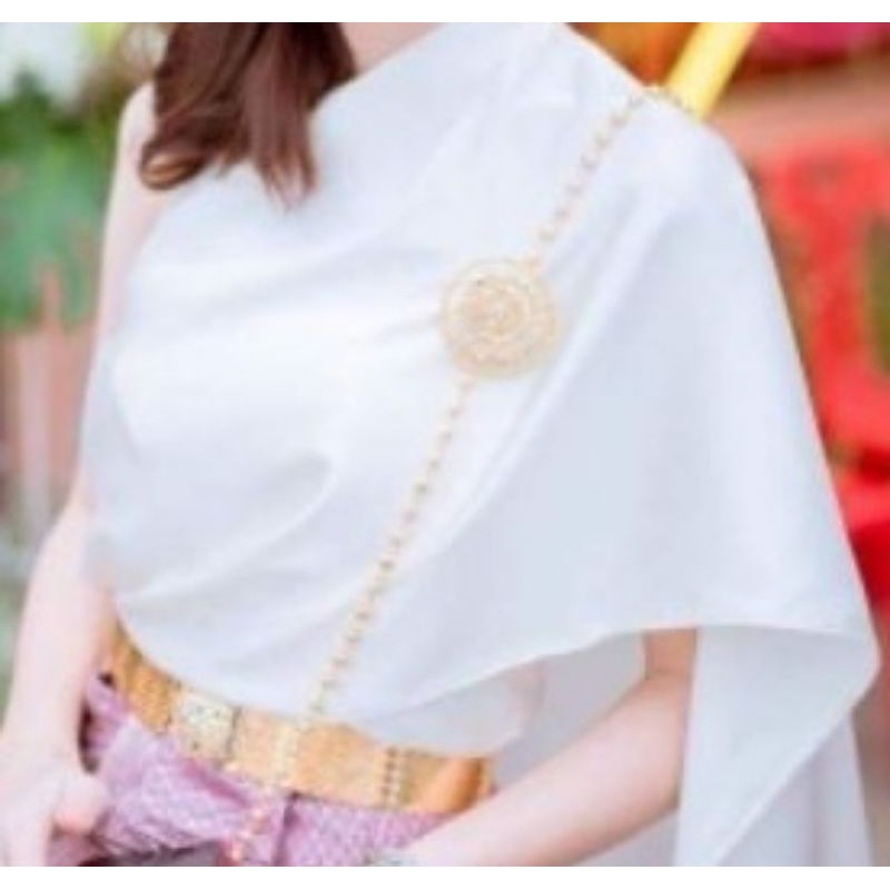 เข็มขัด เข็มขัดเกร็ดปลา เครื่องประดับชุดไทย