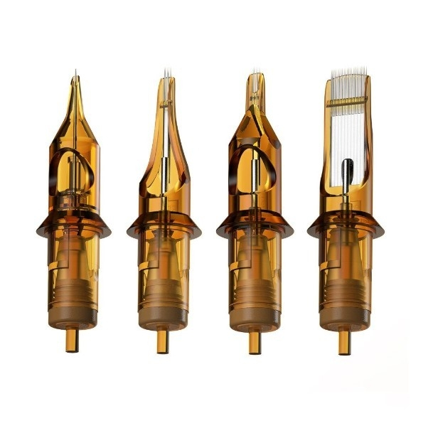 เข็มฮ็อคเดินเส้น ลงสีลงเงา เข็มสัก ( RL RM M1 RS ) YELLOW DRAGON FLY  [  20 ชิ้นต่อกล่อง ]