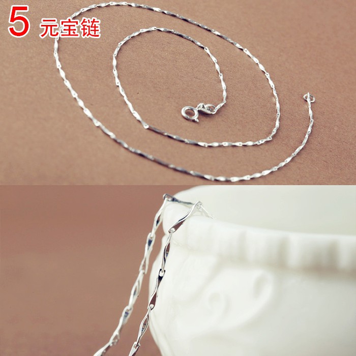 เครื่องประดับผู้หญิงสร้อยคอเงินแท้สไตล์ 8 สไตล์ s925