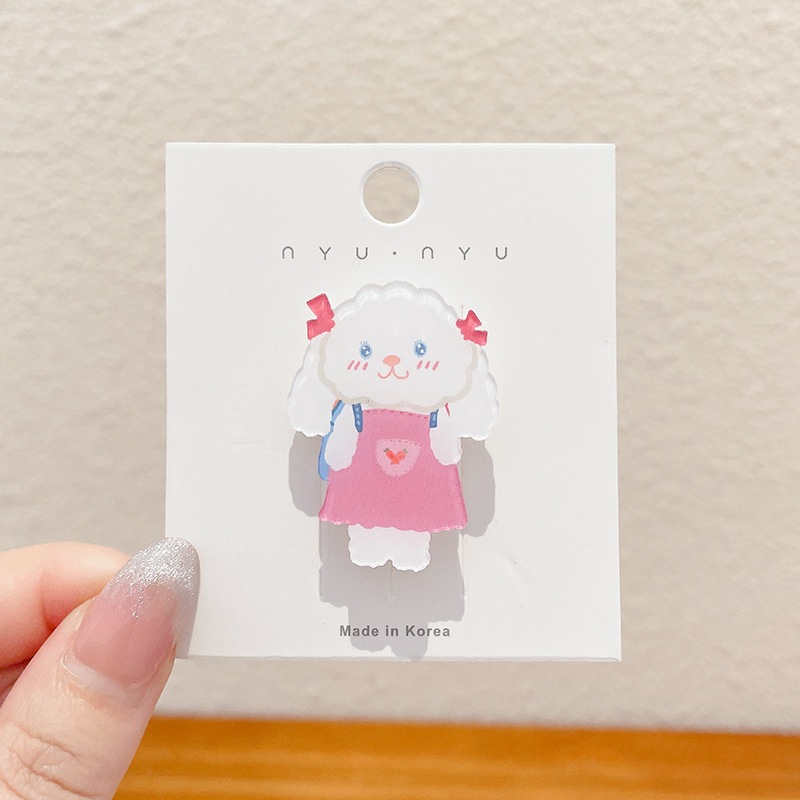 เชตเข็มกลัดประดับ น่ารัก ลายหมี ดอกไม้
