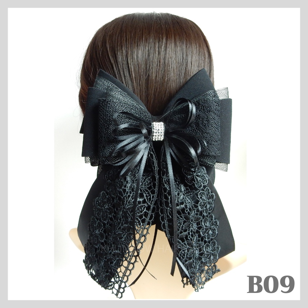 เน็ตติดผม ขนาดใหญ่ (ราคา159บาท)  โบว์ติดผม เน็ตคลุมผม เครื่องประดับ