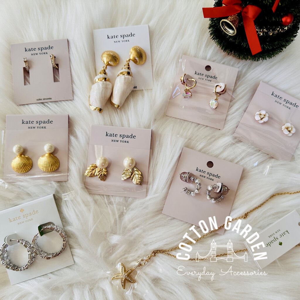 แท้ ตุ้มหู เคท Spade New York หลากหลายแบบ