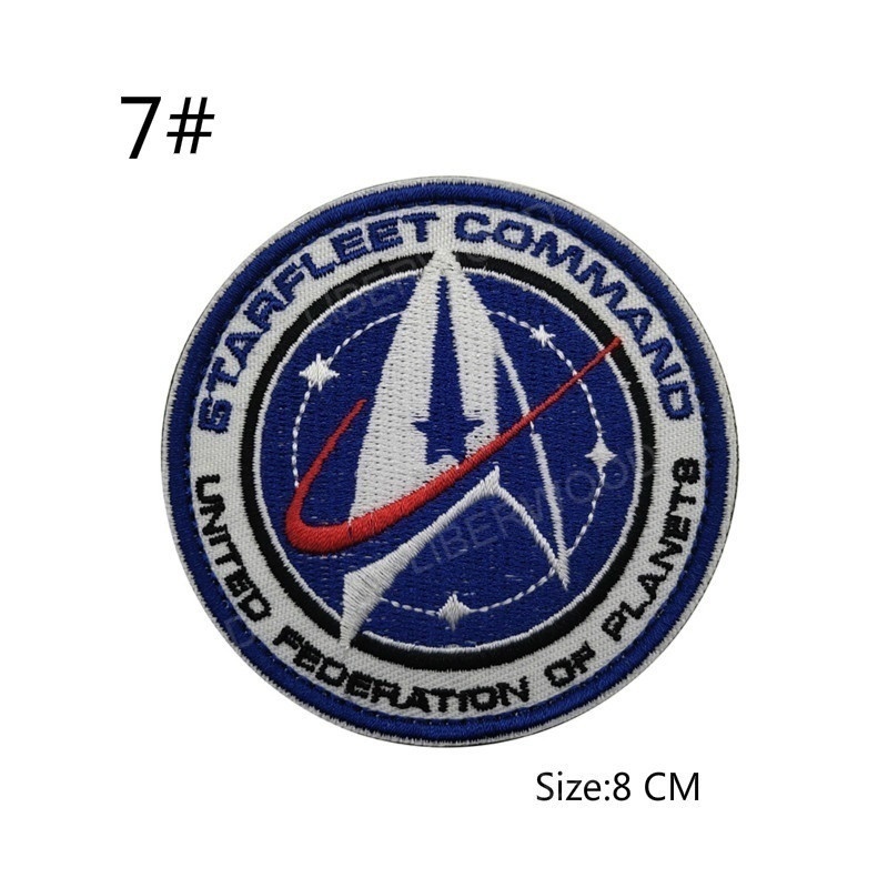 แผ่นแพทช์ปักลาย Donald Trump Space Force Space Explore Travel Badge สไตล์ทหาร USSF