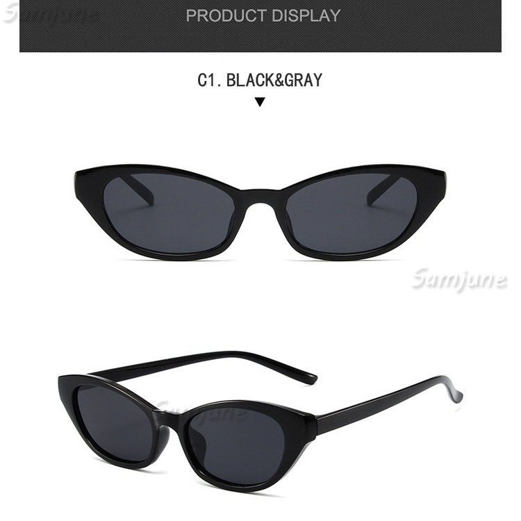แว่นตากันแดด UV400 ทรงแคทอาย สําหรับสตรี