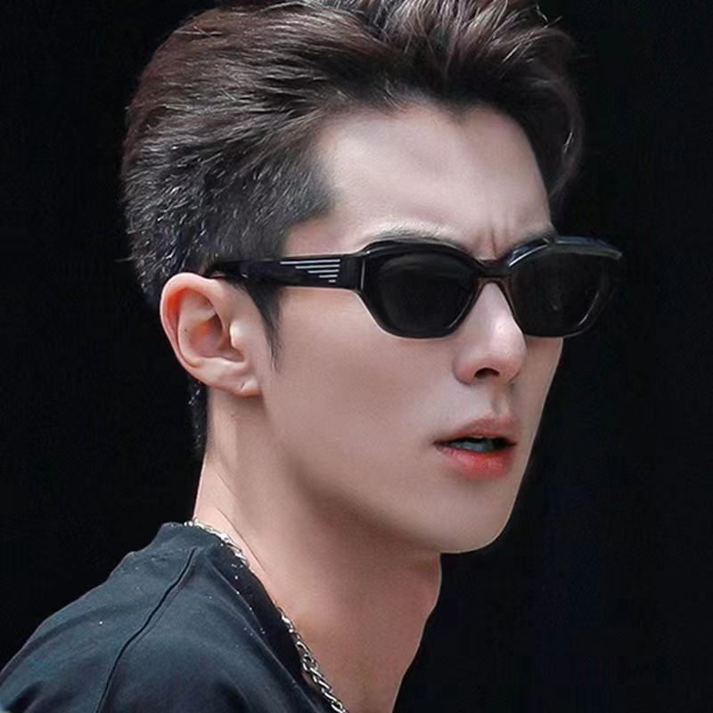 แว่นตากันแดด Y2K ทรงวงรี กรอบเล็ก สไตล์เกาหลี ยุโรป อเมริกัน ย้อนยุค สําหรับผู้หญิง ผู้ชาย