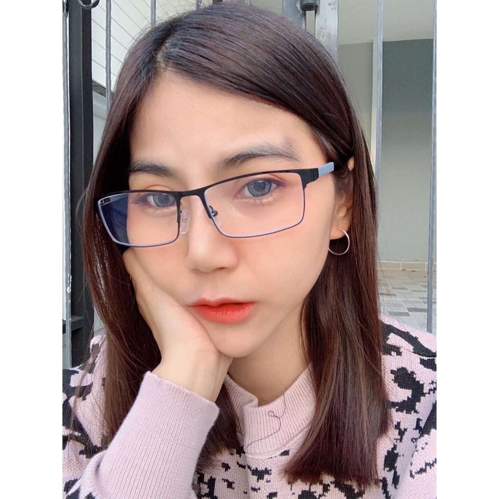 แว่นสายตายาว ขอบบาง กรองแสงสีฟ้ามัลติโค๊ต มี +50 ถึง+400( BLUE Block , MULTICOAT ) กรอบพร้อมเลนส์สายตา