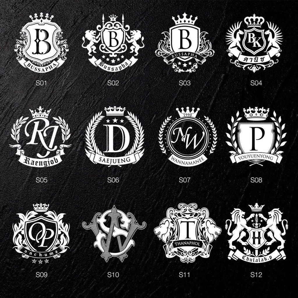 แหวน Signet Ring เลือกแบบลายได้เองตามที่ต้องการ ตัวเรือนหน้ากลม 8x8 มิลลิเมตร (R218)