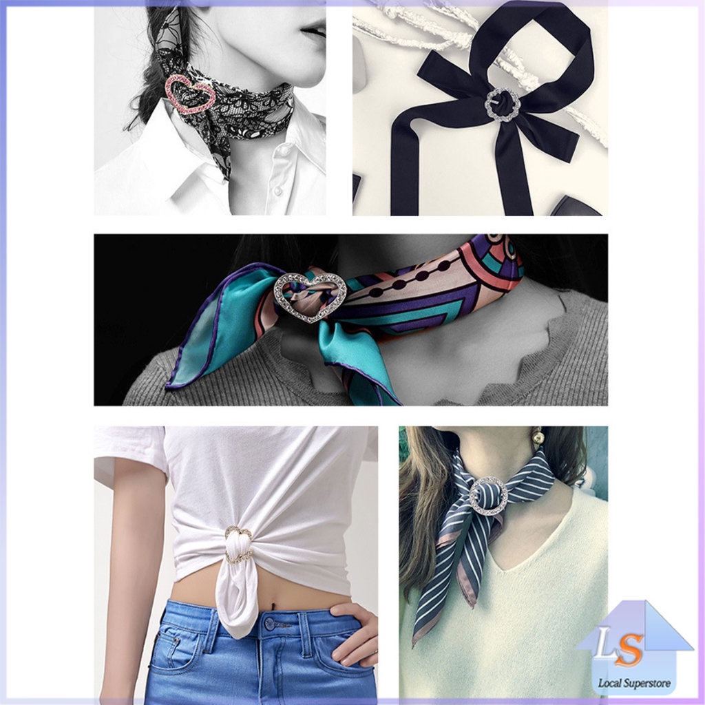 แหวนจั๊มชายเสื้อ  ห่วงเข็มกลัด แบบไร้เข็ม พร้อมส่งในไทย brooch