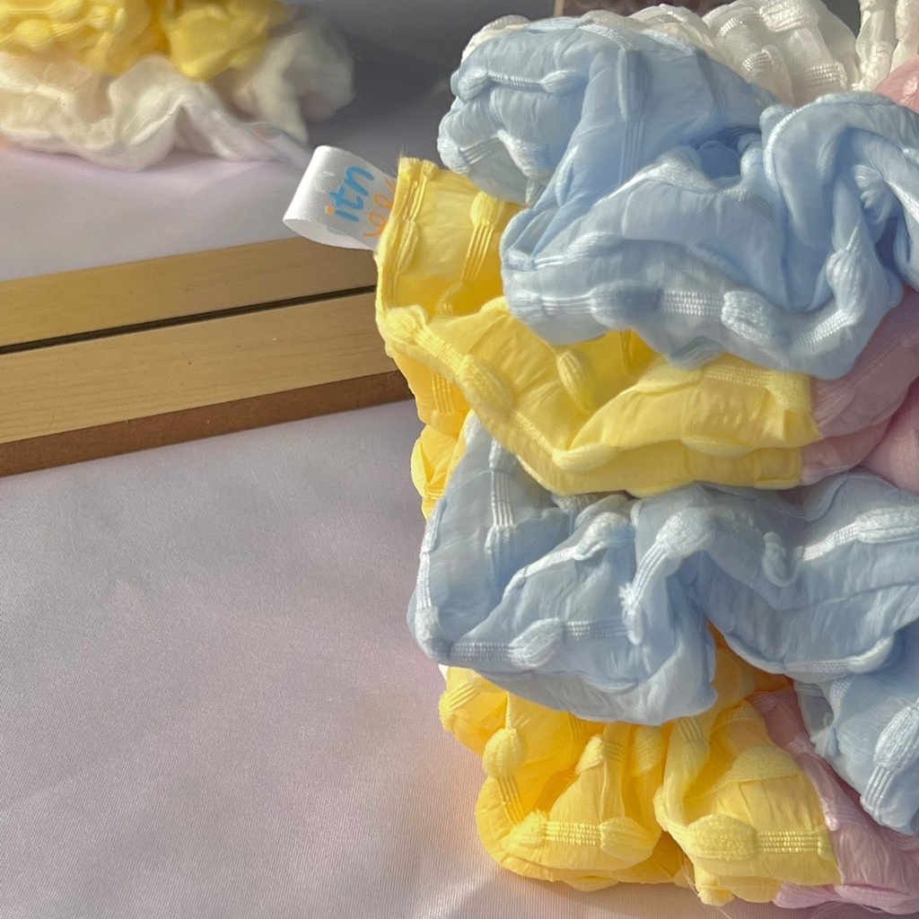 แฮนเมด   ไซส์ L  ยางรัดผมรุ่นหวานเย็น - Ice cream Donut scrunchies