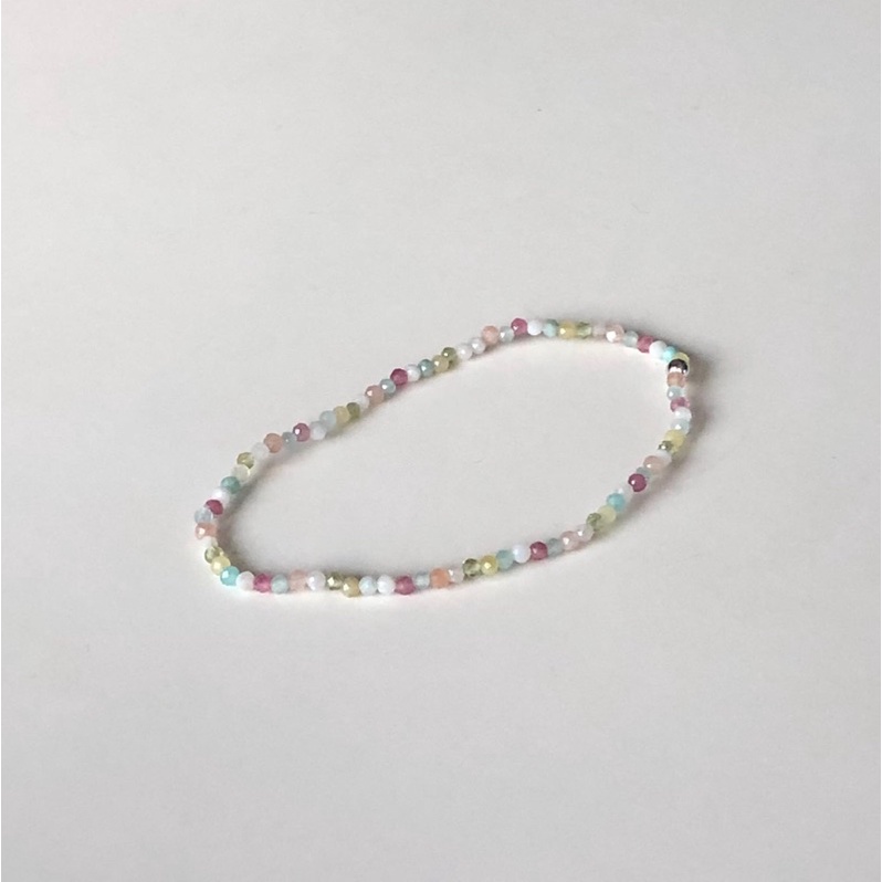 (โค้ด 3P4YE ลด 100.-) Winterwinter Jewelry Silver925 : กำไลหินแท้ร้อยด้วยเส้นเอ็น กำไลยางยืด ( ความยาว 16.5 cm )