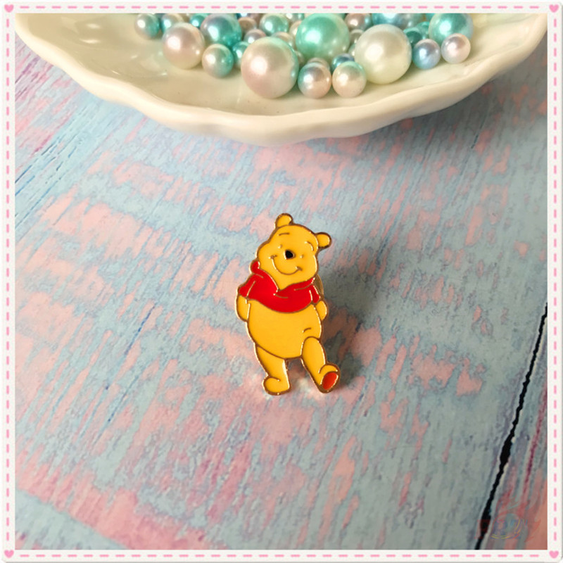 ★ Winnie The Pooh - Pooh Bear & Piglet Brooches ★ 1Pc Cartoon Creative Fashion Doodle Enamel Pins Backpack Button Badge Brooch