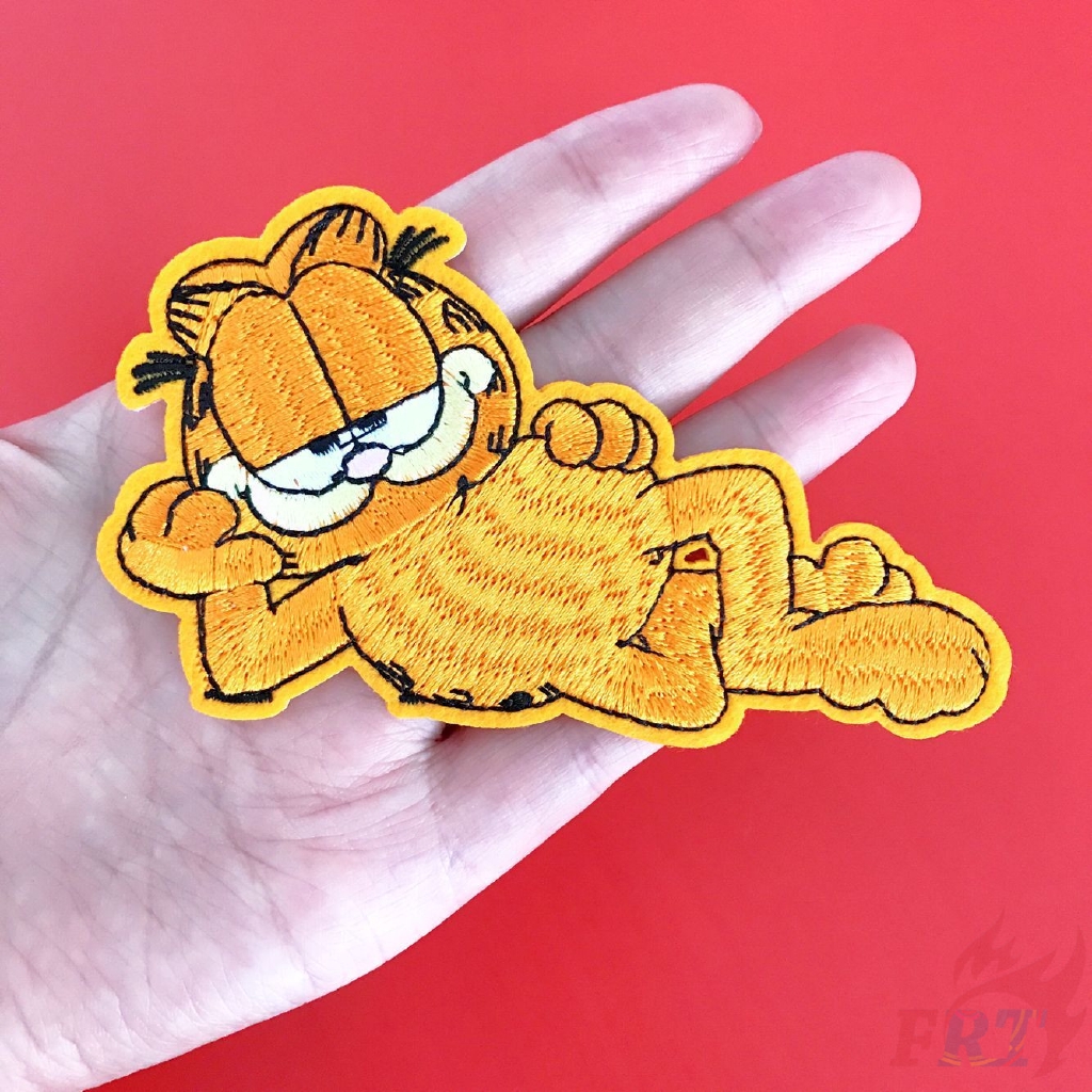 ☸ Cartoon：Garfield Patch ☸ 1Pc Cat Diy Sew On Iron On Badges Patches（Garfield - Series 02）
