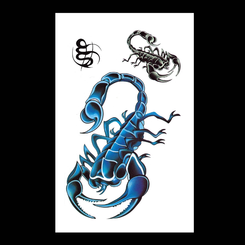 【Magic Tattoo】สติกเกอร์รอยสักชั่วคราว ลายสัตว์ หมาป่า เสือ ดอกไม้ ผีเสื้อ กันน้ํา
