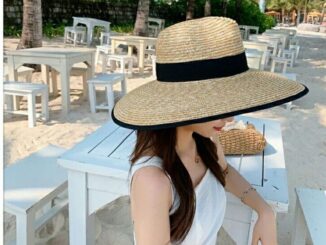 หมวกสานปานามาปีกกว้าง​เย็บ​ขอบพร้อมส่งในไทย​hipaholic​