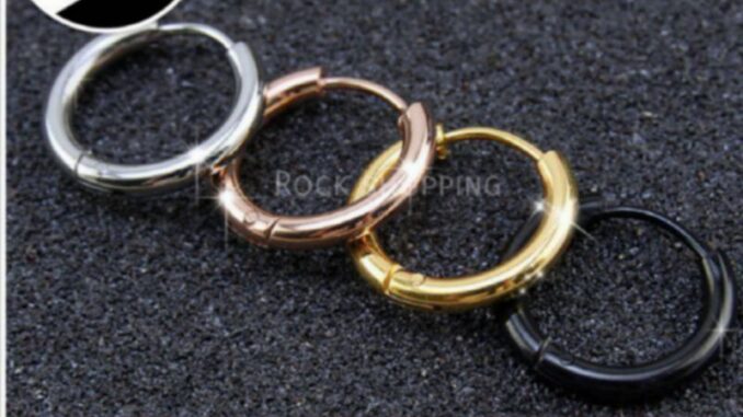 จิวหูห่วงสแตนเลส(หนา 2.5 มิล) (ราคา 1ชิ้น) วัดความกว้างที่ขอบใน