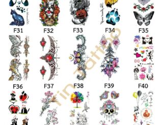แทททูมินิมอล  แทททูกันน้ำ Tattoo รอยสัก สติกเกอร์ลายสัก แทททู สวย น่ารัก  ติดหน้าอก ไหล่ แขน