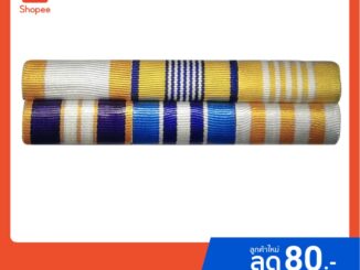 แพรแถบ ร.10 แบบใหม่ 2 ชั้น ชาย หญิง BD