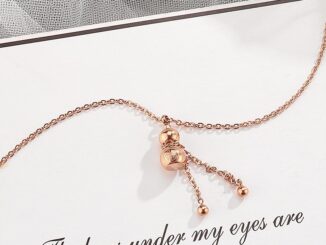 สินค้าพร้อมส่ง สร้อยน้ำเต้า ไม่ลอกไม่ดำ สรอยคอจี้ เครื่องประดับ สร้อยคอ ห้อยแบบน้ำเต้า สแตนเลสแท้