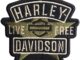 อาร์มติดเสื้อ HARLEY DAVIDSON อาร์มHARLEY อาร์มฮาเล่ย์  ลายดาวสีเขียว สินค้าผลิตในประเทศไทย พร้อมจัดส่ง
