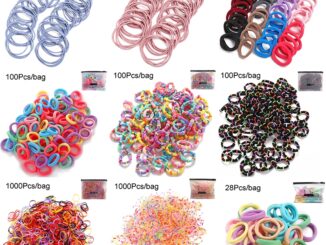 ยางมัดผมสไตล์เกาหลีสําหรับเด็ก 1000/100/50/20 ชิ้น