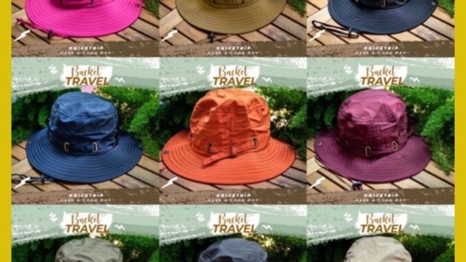 พร้อมส่ง หมวกเดินป่า ผ้าร่ม *มีเก็บปลายทาง*