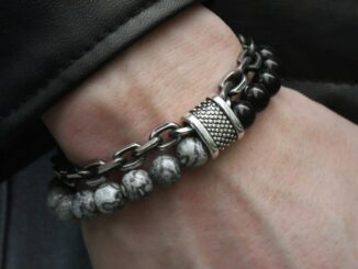 Natural Stone Beaded Bracelet for Men