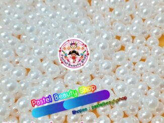 ลูกปัด มุกเคลือบ เกรด A สีขาว 8 มิลฯ 200 เม็ด