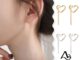 A HELLO GIRL ต่างหูโลหะ รูปหัวใจกลวง สไตล์เรียบง่าย สําหรับผู้หญิง เครื่องประดับเด็กผู้หญิง สวัสดี