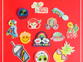 แผ่นแพทช์เหล็กลายสับปะรดสีรุ้งสําหรับตกแต่งเสื้อผ้า 1ชิ้น