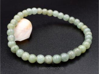 JADE หยกพม่าแท้ โทนสีธรรมชาติ ขนาด 5 มม. by siamonlineshop