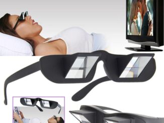 แว่นตาขี้เกียจ Lazy Glasses แว่นขี้เกียจ สำหรับนอนอ่านหนังสือ ดูทีวี เล่นมือถือ ไม่ต้องเอียงคอ (สีดำ)