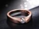 ZHOUYANG 4.5mm หัวใจและ Cubic Zirconia แหวนแต่งงานลูกศรกุหลาบทองและสีเงินสีคลาสสิกแหวนนิ้วมือ R400 R406