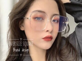 กรอบแว่นสายตาแฟชั่นทรงเหลี่ยมแบรนด์ดัง DiSostell กรอบสีโปร่งใส