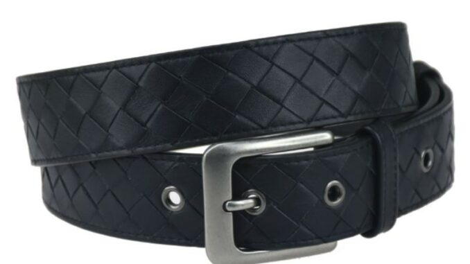 เข็มขัดผู้ชาย หนังแท้ สานมือทั้งเส้น Leather Men's Belt Intrecciato แบรนด์ klaas