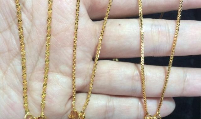 ส่งฟรีมีชำระปลายทาง สร้อยคอชุบทองแท้ อิตาลี่ 18k ไม่ลอกดำ ราคาคุณภาพขายถูกพร้อมตลับทอง ส่งฟรีมีชำระปลายทาง สร้อยคอชุบทองแท้ อิตาลี่ 18k ไม่ลอกดำ ราคาคุณภาพขายถูกพร้อมตลับทอง