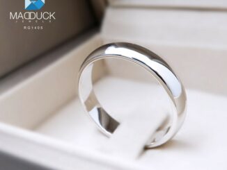 Madduckjewels แหวนเงินแท้ ชุบโรเดียม RG1405